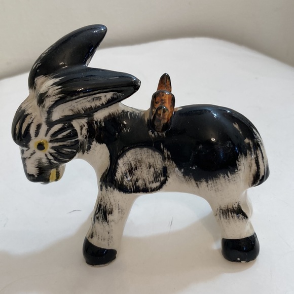 Vintage ceramic donkey figurine made in Japan - Picture 2 of 9
